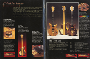 Ibanez Musician Series Catalogue Guitar